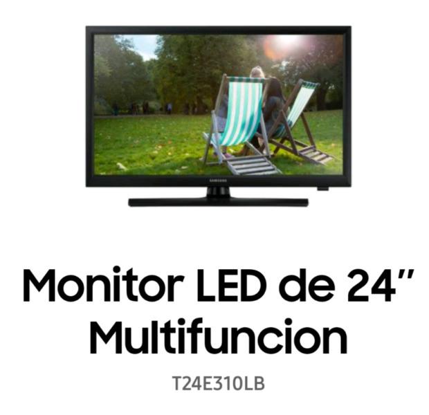 TV/Monitor Samsung Led 24'' Multifunción (t24e310lb)