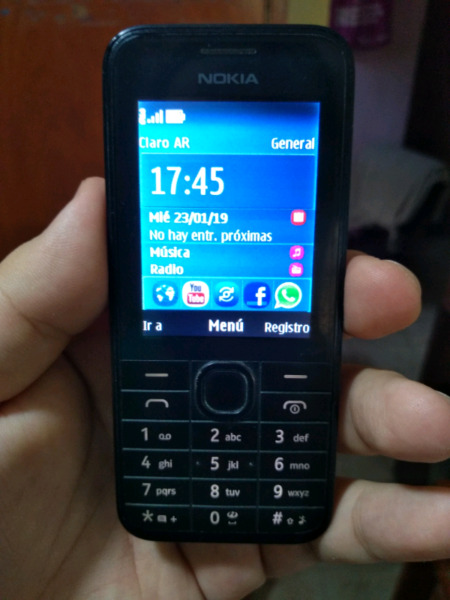 Vendo Nokia 208 Con Cargador