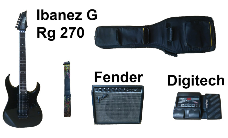 Ibanez Gio Rg 270 + Amplificador + Pedalera + Accesorios