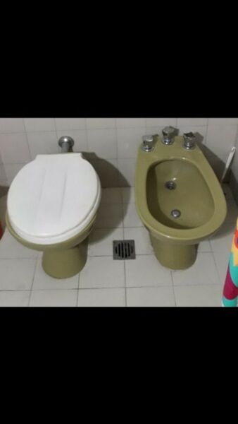 Juego de inodoro, bidet y bacha