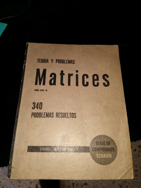 Libro de matrices
