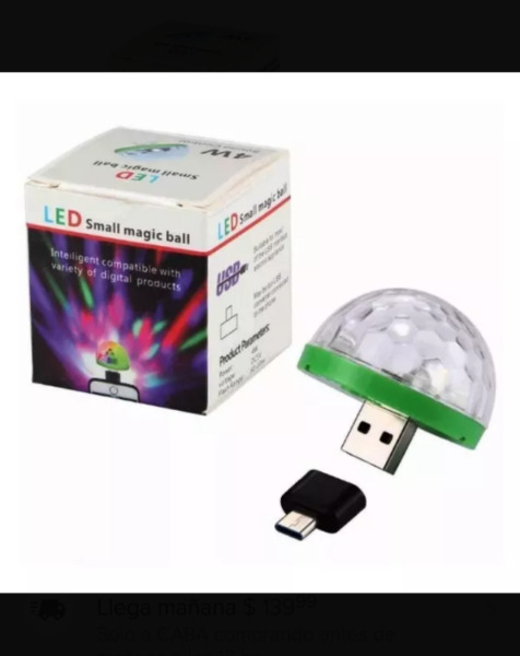 Mini esfera LED bolicheras para celulares tablet pc etc