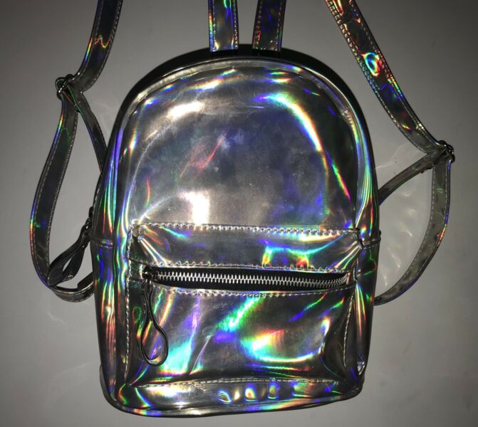 Mini mochila holografica