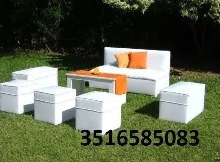 ALQUILER JUEGO SILLONES EVENTO 10 PERS. $950