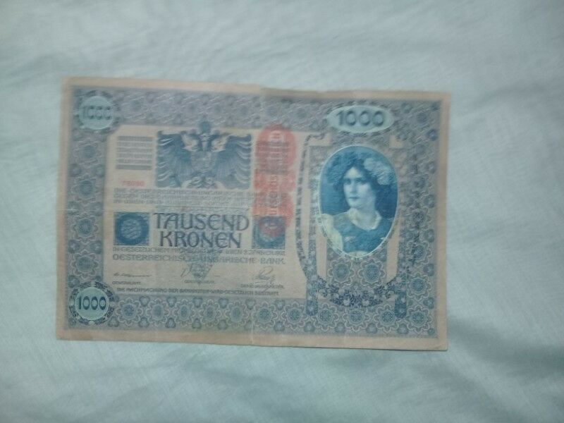 Billete de Austria , Tausend Kronen