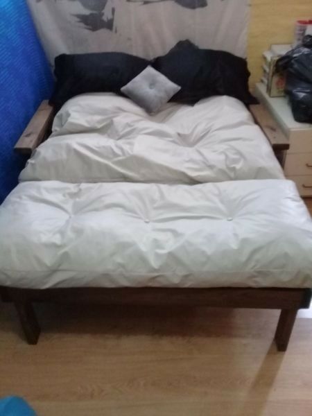 Futon Multifunción 2 Cuerpos - Completo