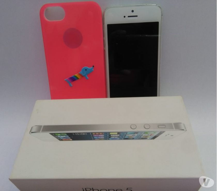 Iphone 5 con funda,accesorios y caja