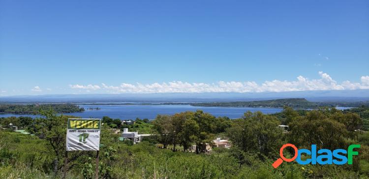 LOTE EN CORDOBA EMBALSE CALAMUCHITA ESPECTACULAR VISTA AL