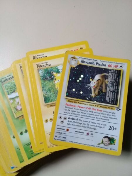 Lote 100 cartas Pokémon