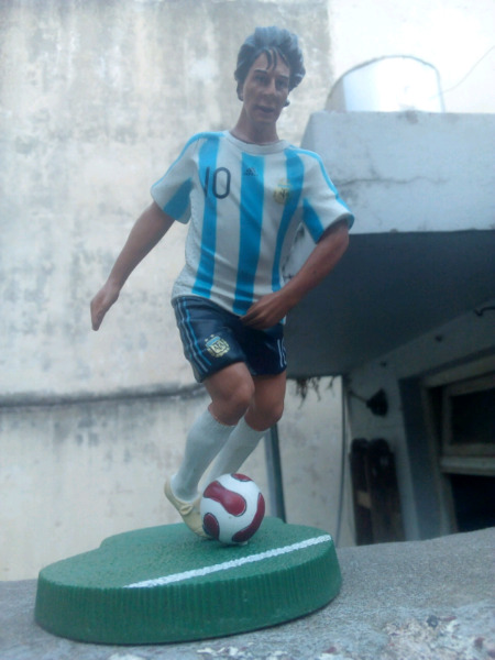 Muñeco de Messi articulable de colección
