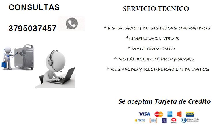 Servicios informaticos en corrientes capital