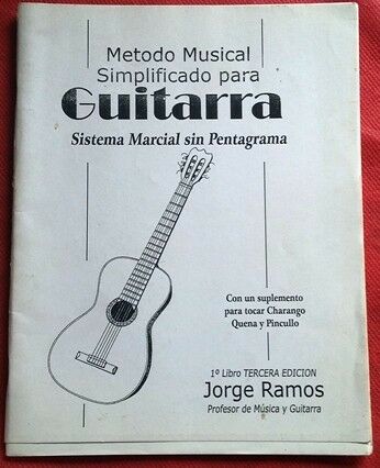 método musical simplificado para guitarra sistema Marcial