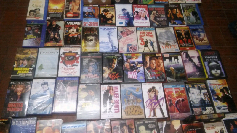 Lote de peliculas vhs