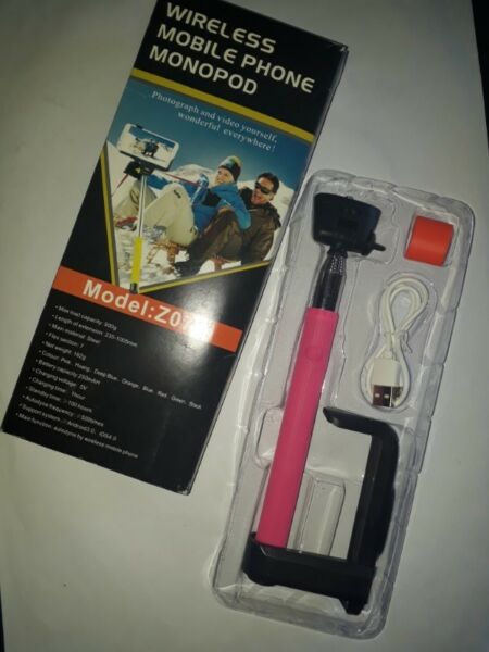 PALO DE SELFIE: MONOPOD BLUETOOTH. IPHONE/ANDROID