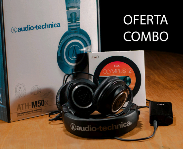 Audio-Technica ATH-M50x + FiiO e10k olympus 2