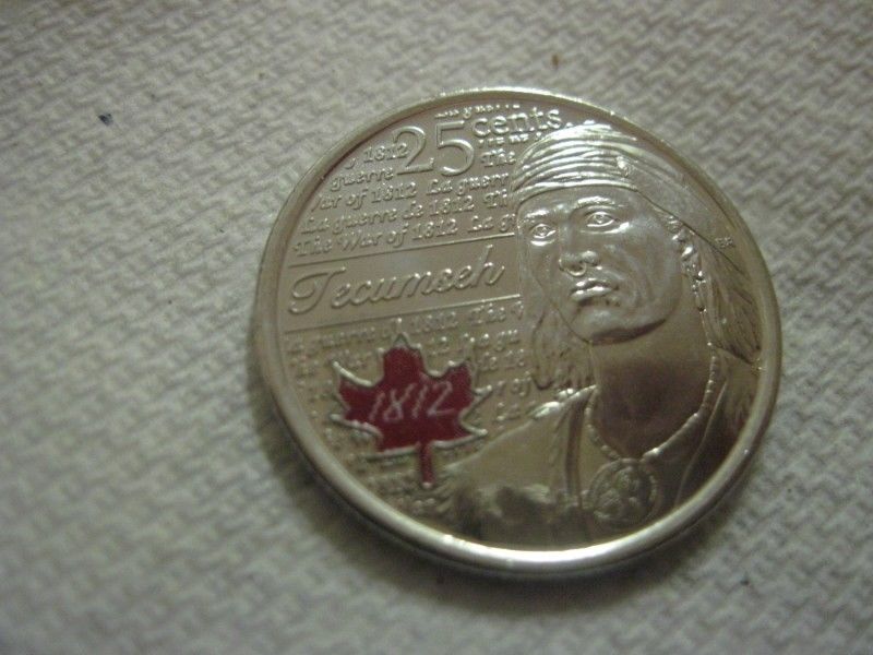MONEDA DE 25 centavos de CANADA