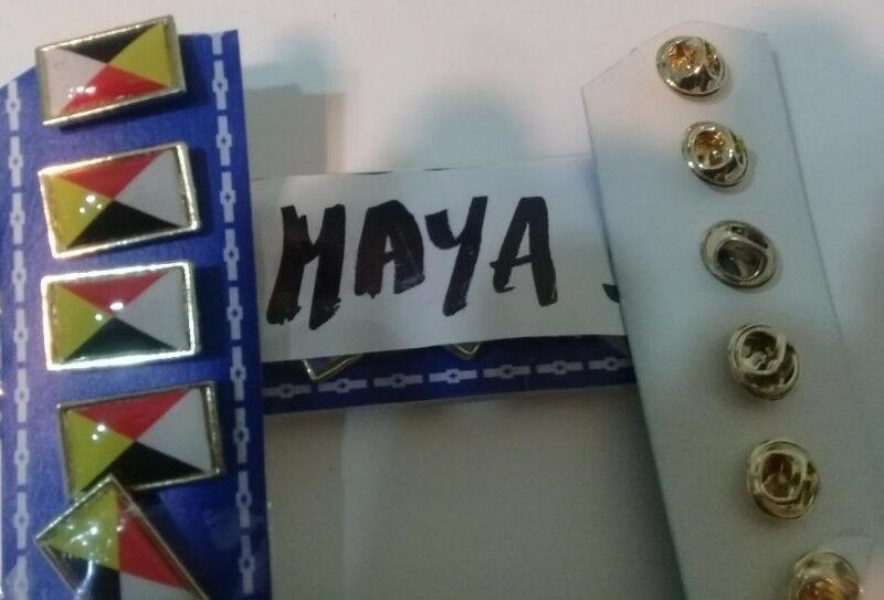 Pins Bandera Maya De 2 Cms