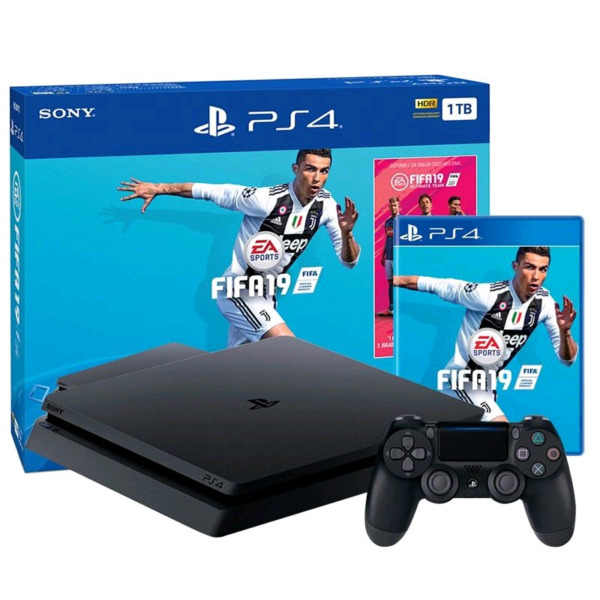 PlayStation 4 1tb + Fifa 19 Nueva a Estrenar