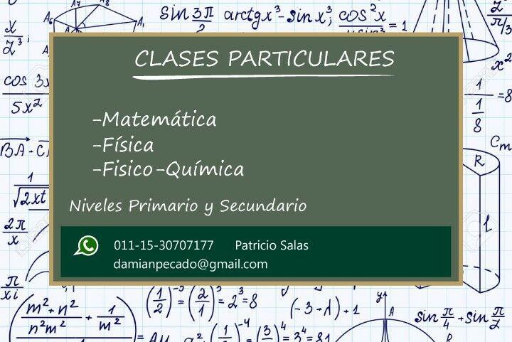 011-15-30707177 Clases particulares de matemática en Pilar