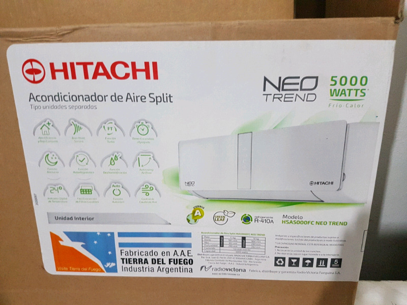 Aire acondicionado Hitachi nuevo