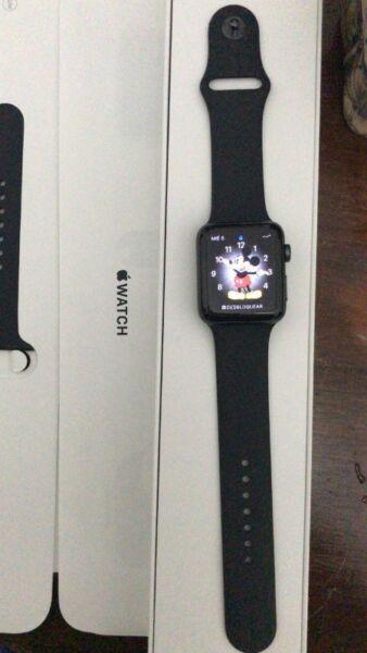 Apple Watch Serie 3 42mm Gps Sumerg 50m Space Gray Aluminum