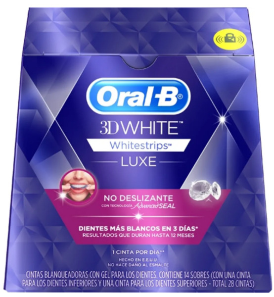 BANDAS BLANQUEADORAS ORAL B 3D WHITE