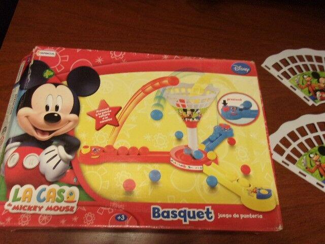 BASQUET JUEGO DE PUNTERIA USADO TAPIMOVIL DISNEY LA CASA DE