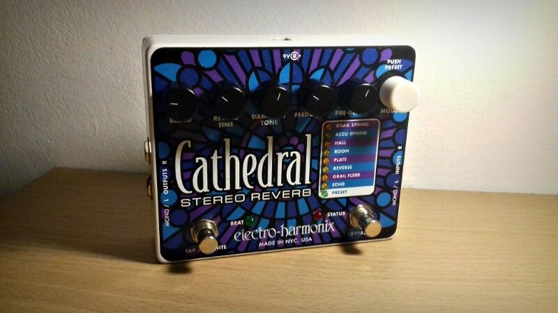 Electro Harmonix Cathedral Stereo Reverb Made in USA
