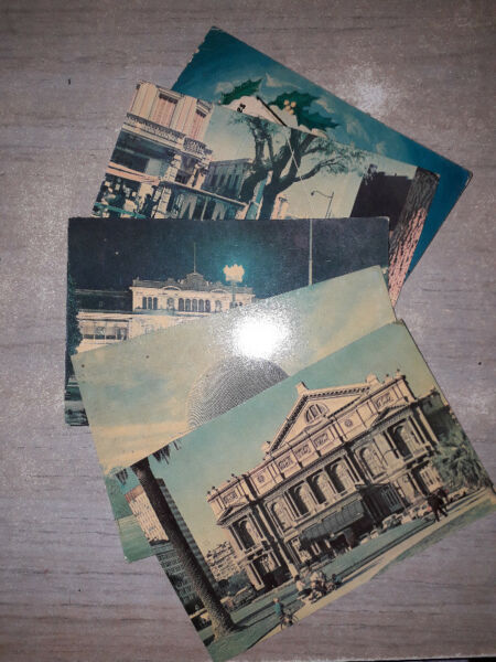 Juego de antiguas tarjetas postales