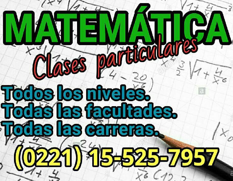 Matematica. Clases Particulares