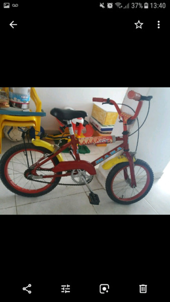 Bici niño cars