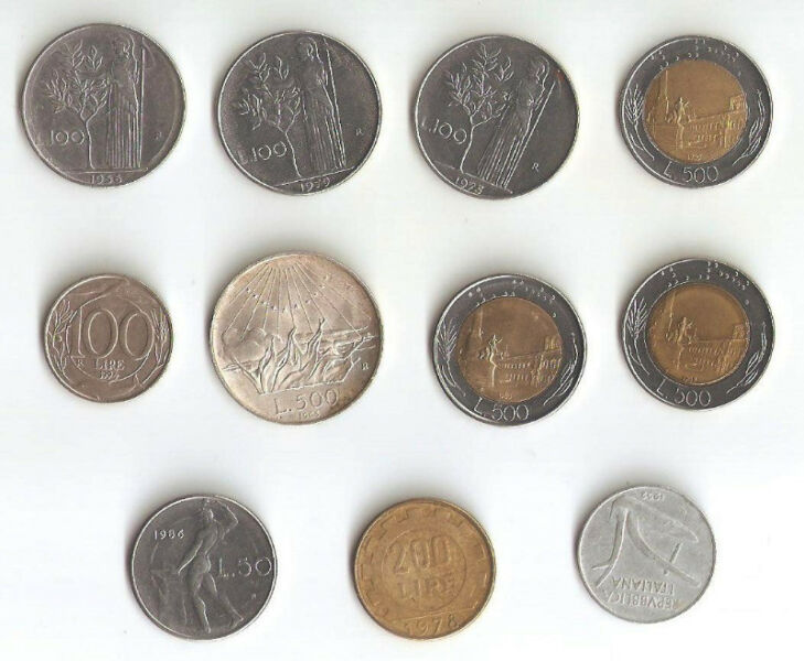 Monedas Italianas, Escucho ofertas / Canjes / Permutas.