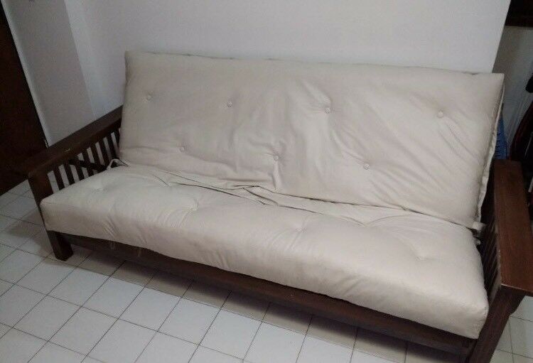 Vendó futon 2 plazas colchón de resortes