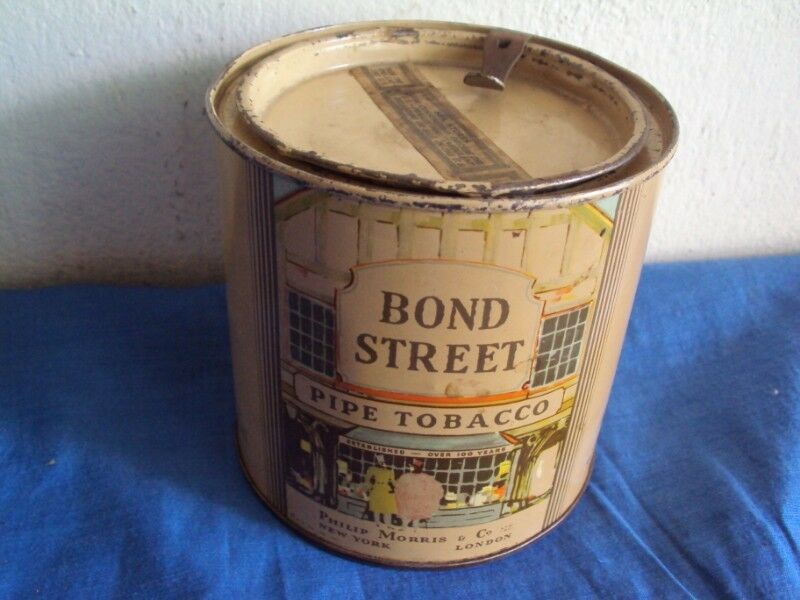 antigua lata bond street pipe tobaco