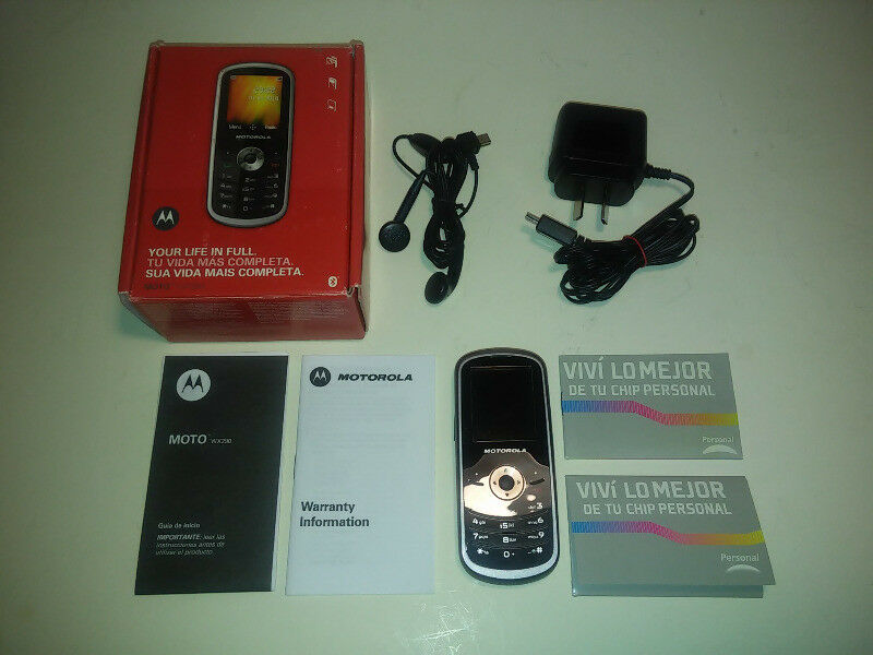 Motorola WX290 con caja, sin uso. Personal (1)