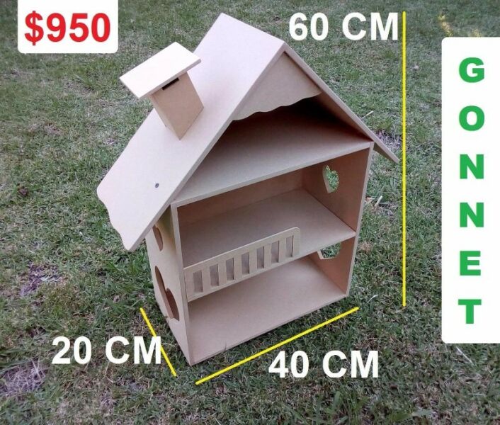 CASITAS DE MUÑECAS EN FIBROFACIL DE 9 MM