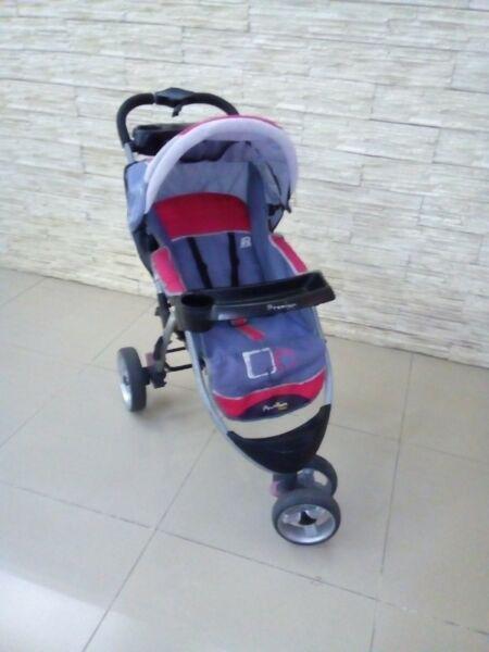 Cochecito Premium Baby Coche de bebe 3 ruedas grandes con