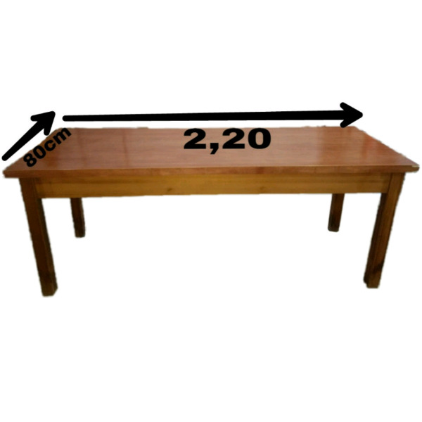 Mesa de madera maciza