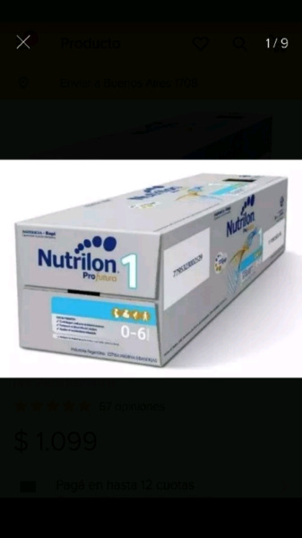 NUTRILON PRO-FUTURA (nueva formula) OFERTA!!! las 100u a
