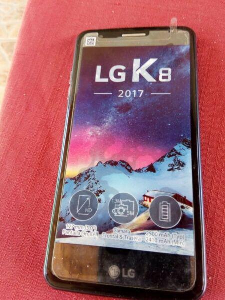 Vendo LG k8 2017 liberado