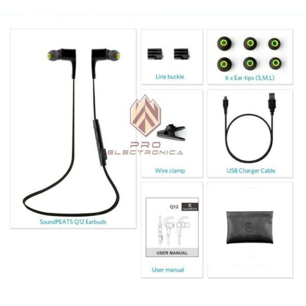 Auriculares Deportivos Soundpeats Q12 Magnéticos Bluetooth