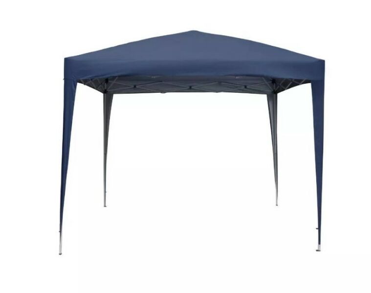 Gazebo Plegable 3x3 Azul completo en caja