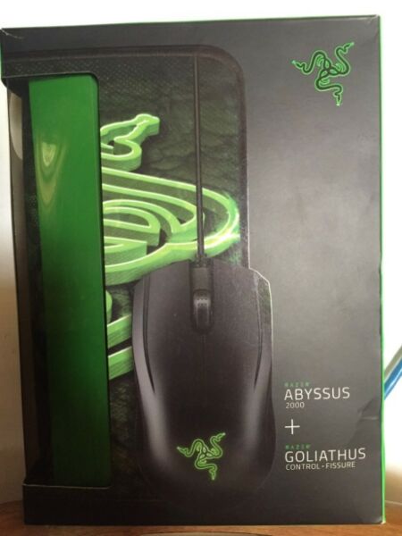 Mouse Razer Abyssus  Dpi Usb + Mouse Pad Razer Goliathus