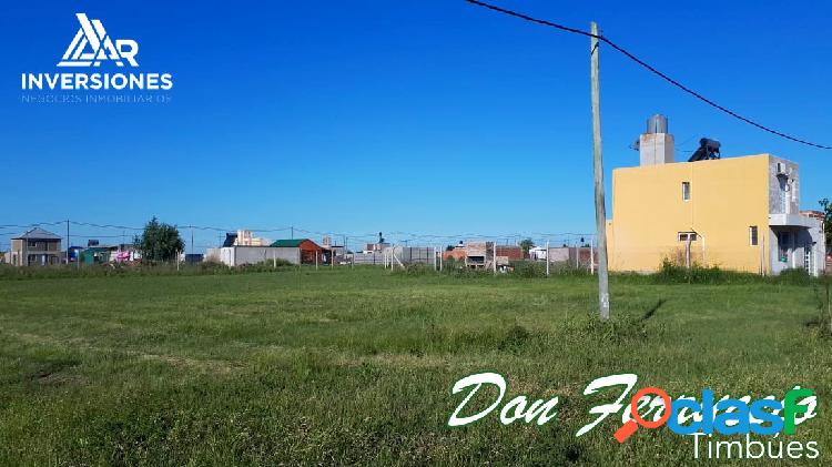 VENTA LOTE EN TIMBUES / POSESION Y ESCRITURA INMEDIATA