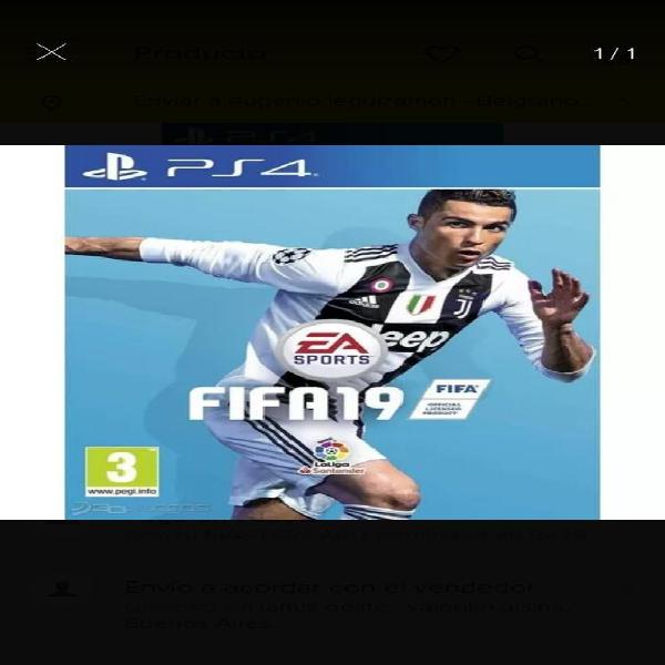 Fifa19 Ps4 Diguita Cuenta 1°primaria