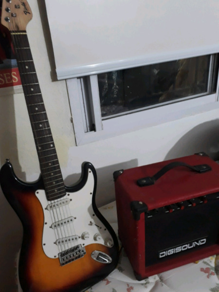 Guitarra electrica + amplificador