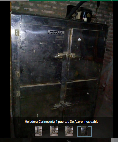 Heladera Carinecería 4 puertas De Acero Inoxidabl