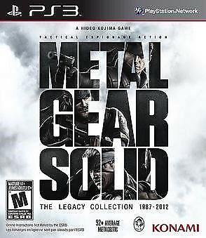 Metal Gear Solid The Legacy Collection PS3 Nuevo Sellado