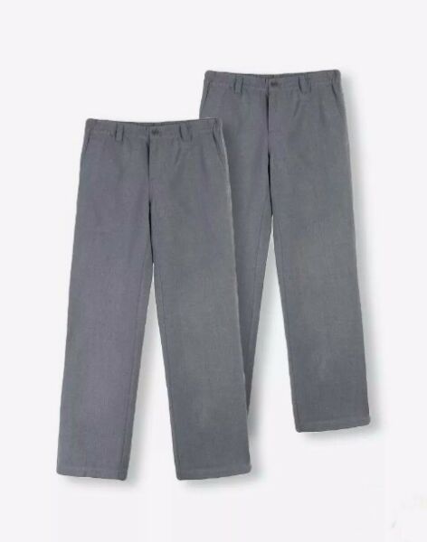 Pantalón gris de sarga
