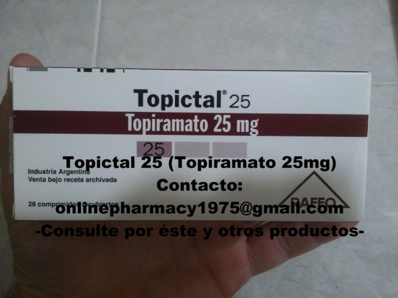 Vendo TOPICTAL 25 - TOPIRAMATO 25mg Original de Raffo YA!!!